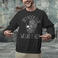 Spicy Book Club Women Dark Romance Lover Bookish Skeleton Unisex Sweatshirt