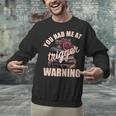 Spicy Books Merch Dark Romance You Had Me At Trigger Warning Unisex Sweatshirt