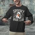 Spooky Book Club Cute Ghost Reading Book Halloween Costume Unisex Sweatshirt Spooky Book Club Cute Ghost Reading Book Halloween Costume Unisex Sweatshirt