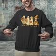 Spooky Halloween Book Lover Halloween Reading Goose Unisex Sweatshirt