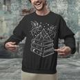 Stack Of Books And Dragons Bookworm Fantasy Books Lover Unisex Sweatshirt