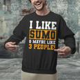 Sumo Wrestling Introvert Wrestler Sumotori Japanese Sport Unisex Sweatshirt