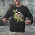 Teachersaurus Dinosaur Teachers Dino Reading Book Librarian Unisex Sweatshirt