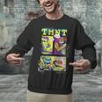 Teenage Mutant Ninja Turtles Retro Neon Comic Book Panels Unisex Sweatshirt