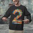 Toddler 2nd Birthday Books Themed 2 Year Old Boys Kids Girls Unisex Sweatshirt