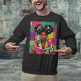 History Month Educated Black Women Girls Reading Book Unisex Sweatshirt