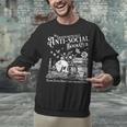 Unapologetically Antisocial Book Club Meets Weekly Retro Unisex Sweatshirt Unapologetically Antisocial Book Club Meets Weekly Retro Unisex Sweatshirt