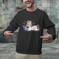 Unicorn Bookworm Believe In Yourself Cute And Inspirational Unisex Sweatshirt