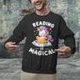 Unicorn Teacher Reading Is Magical Book Unisex Sweatshirt
