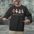 Valentine Goose Forget Flowers Buy Me Books Bookish Quote Unisex Sweatshirt