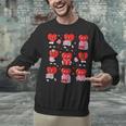 Valentines Day Librarian Heart Reading Book Women Men Kids Unisex Sweatshirt Valentines Day Librarian Heart Reading Book Women Men Kids Unisex Sweatshirt