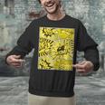Varsity-Gold Yellow Comic Book University Varsity-Gold Unisex Sweatshirt
