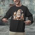 Vintage Cute Gnome Reading Book Coffee Latte Men Women Kids Unisex Sweatshirt Vintage Cute Gnome Reading Book Coffee Latte Men Women Kids Unisex Sweatshirt