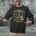 Vintage It's Good Luck To Read St Patrick's Day Book Lucky Unisex Sweatshirt