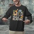 Wild About Reading Animals And Book Lovers Unisex Sweatshirt Wild About Reading Animals And Book Lovers Unisex Sweatshirt