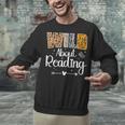 Wild About Reading Book Lover Bookworm Library Day Unisex Sweatshirt