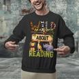 Wild About Reading Reading Books And Bookworm Library Day Unisex Sweatshirt