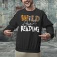 WILD ABOUT READING Reading Books Bookworm Library Day Unisex Sweatshirt WILD ABOUT READING Reading Books Bookworm Library Day Unisex Sweatshirt
