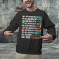 I Will Read Books On A Boat & Everywhere Reading Book Unisex Sweatshirt I Will Read Books On A Boat & Everywhere Reading Book Unisex Sweatshirt