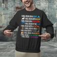 I Will Read Books On A Boat & Everywhere Reading Kids Book Unisex Sweatshirt