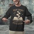 Witchy Book Club Pagan Reader Occult Fiction Coven Ritual Unisex Sweatshirt