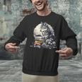 Wolf Reading Book Librarian Library Wolves Unisex Sweatshirt