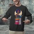 Woman And Books Stack Afro Girl Reading Lover Unisex Sweatshirt Woman And Books Stack Afro Girl Reading Lover Unisex Sweatshirt