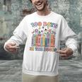 100 Days In The Books Reading Teacher 100th Day Of School Unisex Sweatshirt