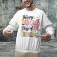 100th Day Of School Teacher Books 100 Days Of Preschool Girl Unisex Sweatshirt