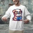 Adorable Book Lover Bulldog With Reading Glasses Cute Raglan Baseball Tee Unisex Sweatshirt Adorable Book Lover Bulldog With Reading Glasses Cute Raglan Baseball Tee Unisex Sweatshirt