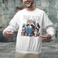 Animals Raccoon Reading Book Librarian Across America Kids Unisex Sweatshirt Animals Raccoon Reading Book Librarian Across America Kids Unisex Sweatshirt
