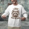 Audio Book Reader Book Lover Raccoon I Read With My Ears Unisex Sweatshirt Audio Book Reader Book Lover Raccoon I Read With My Ears Unisex Sweatshirt