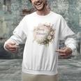 Barely Tolerable Book Lover Bookish Floral Bookworm Unisex Sweatshirt