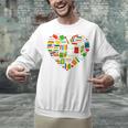 Book Lover Librarian Books Heart Valentine Unisex Sweatshirt Book Lover Librarian Books Heart Valentine Unisex Sweatshirt