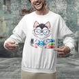 Book Lover Reading Husky Dog Unisex Sweatshirt