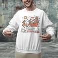 Book Lovers Winter Sleighing Through Stories Tee Premium Tri-Blend Unisex Sweatshirt