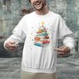 All Booked For Christmas Book Christmas Book Lover Librarian Unisex Sweatshirt