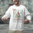 All Booked For Christmas Book Xmas Tree Coquette Bow Lights Unisex Sweatshirt All Booked For Christmas Book Xmas Tree Coquette Bow Lights Unisex Sweatshirt