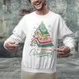 All Booked For Christmas Book Xmas Tree Lights Reading Girly Unisex Sweatshirt All Booked For Christmas Book Xmas Tree Lights Reading Girly Unisex Sweatshirt