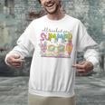 All Booked For Summer Reading Beach Floral Bookish Book Girl Unisex Sweatshirt