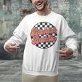 Bookish Baddie Retro Aesthetic Typography Unisex Sweatshirt
