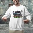 Books Cats Life Is Sweet Cats Books Lover Men Women Unisex Sweatshirt