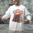 Books Fireworks 4th Of July Bookworm Patriotic Reader Unisex Sweatshirt