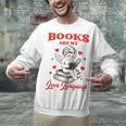 Books Are My LoveLanguage Cupid Valentines Unisex Sweatshirt Books Are My LoveLanguage Cupid Valentines Unisex Sweatshirt