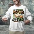 Bookworm If It Involves Books And Tea Lover Reading Premium Tri-Blend Unisex Sweatshirt