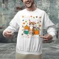 Cat Fall In Love With Reading Book Lover Autumn Unisex Sweatshirt