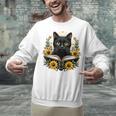 Cat For Women Book Lover Cute Cat And Book Unisex Sweatshirt