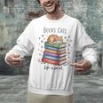 Cats Books Lover Men Women Unisex Sweatshirt