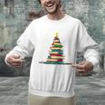 Christmas Tree Of Books Holiday Unisex Sweatshirt Christmas Tree Of Books Holiday Unisex Sweatshirt