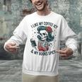 I Like My Coffee ICY & My Books Spicy For Book Lovers Unisex Sweatshirt I Like My Coffee ICY & My Books Spicy For Book Lovers Unisex Sweatshirt